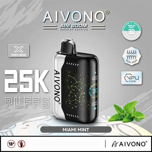 AIVONO vape AIM BOOM review 25000 Puffs 25k tank vape Disposable Vape 0_AIVONO-AIM-BOOM-2500