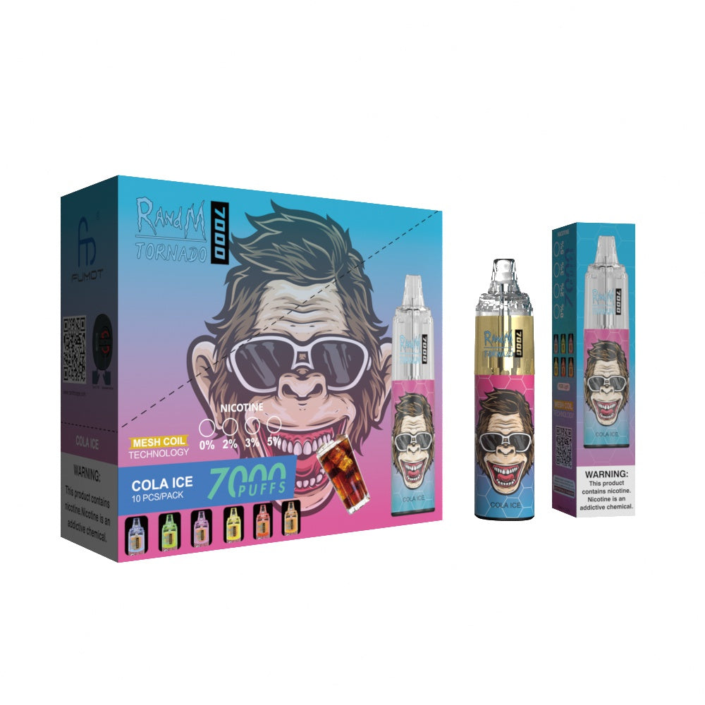 RandM Tornado 7000 Puffs Disposable Vape—Cola ice