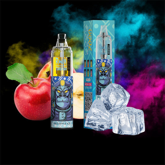 RandM Tornado 7000 Puffs Disposable Vape—RED APPLE ICE🍎🧊