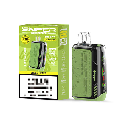 VAPMOD SNIPER 25000 Puffs vapmod uwake 30000 Disposable Vape  4_GREEN-GRAPE