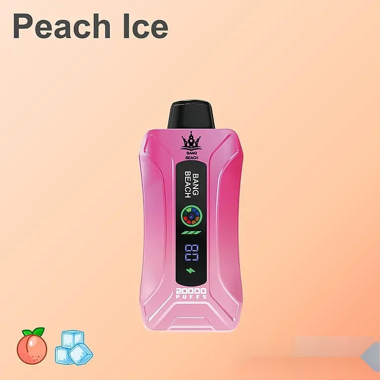 Bang Beach 20000 20K puffs disposable Vape Recommended fruit-flavored e-cigarettes  4_Peachlce1