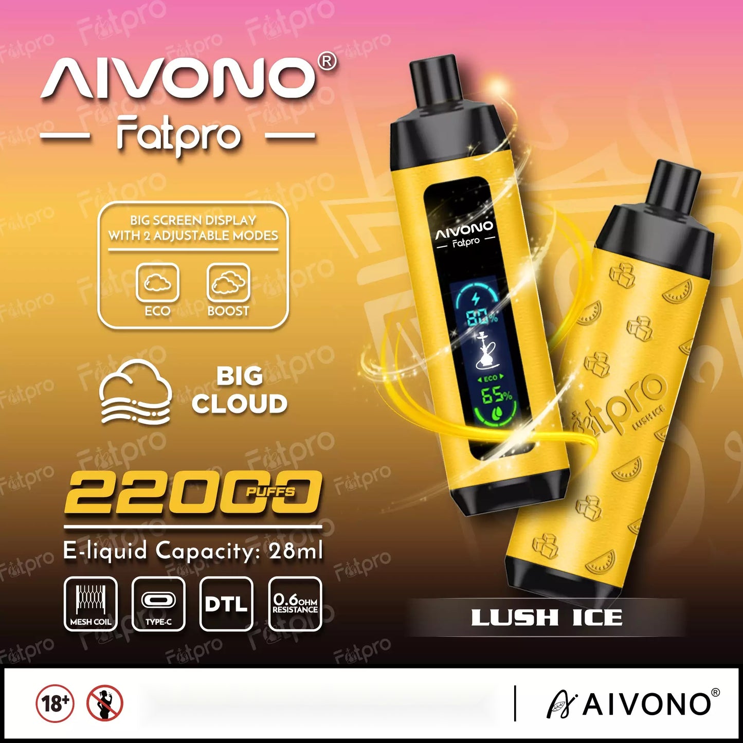 AIVONO vape Fatpro 22000 Puffs 22k Disposable Vape 7_AIVONO-Fatpro-22000