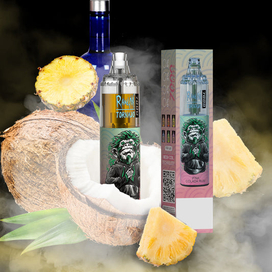 RandM Tornado 7000 Puffs Disposable Vape—PINA COLADA RUM🥥