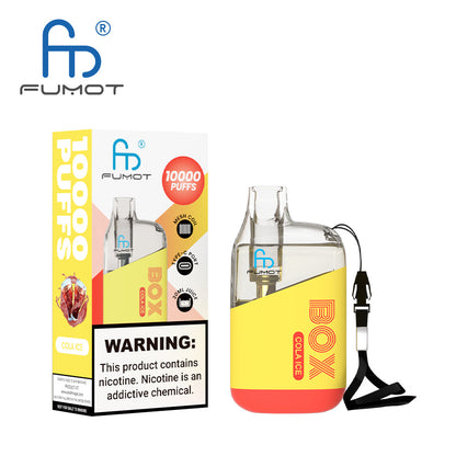 FUMOT ORIGINAL RANDM TORNADO BOX 10000 APPAREIL DE VAPE À CONTRÔLE DU FLUX D'AIR 1PC (16 GOÛTS, LIVRAISON GRATUITE)