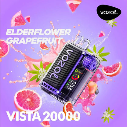 Vozol Vista 20000 2K Puffs Disposable Vape  ELDERFLOWER-GRAPEFRUIT-vozol-vista-20000