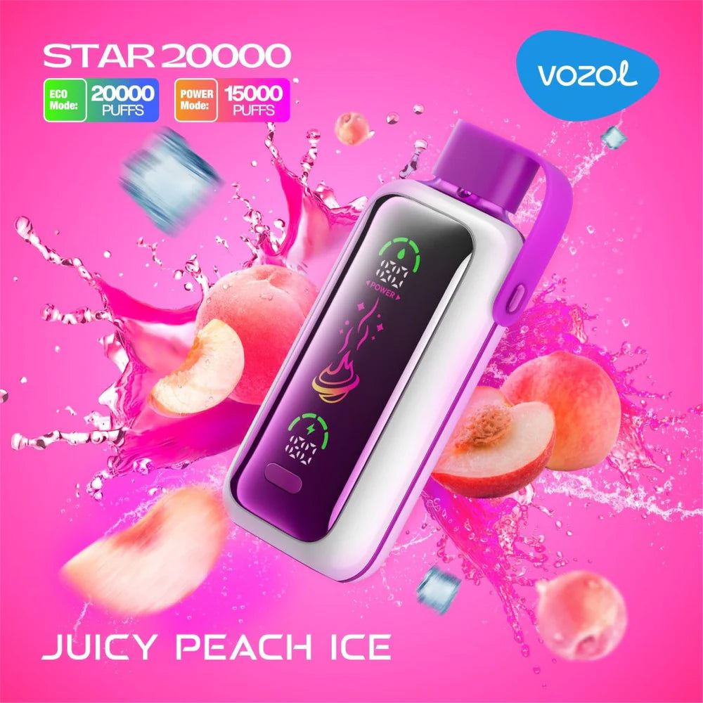 VOZOL Star 20000 Puffs Disposable Vape wholesale  Juice-Peach-Ice