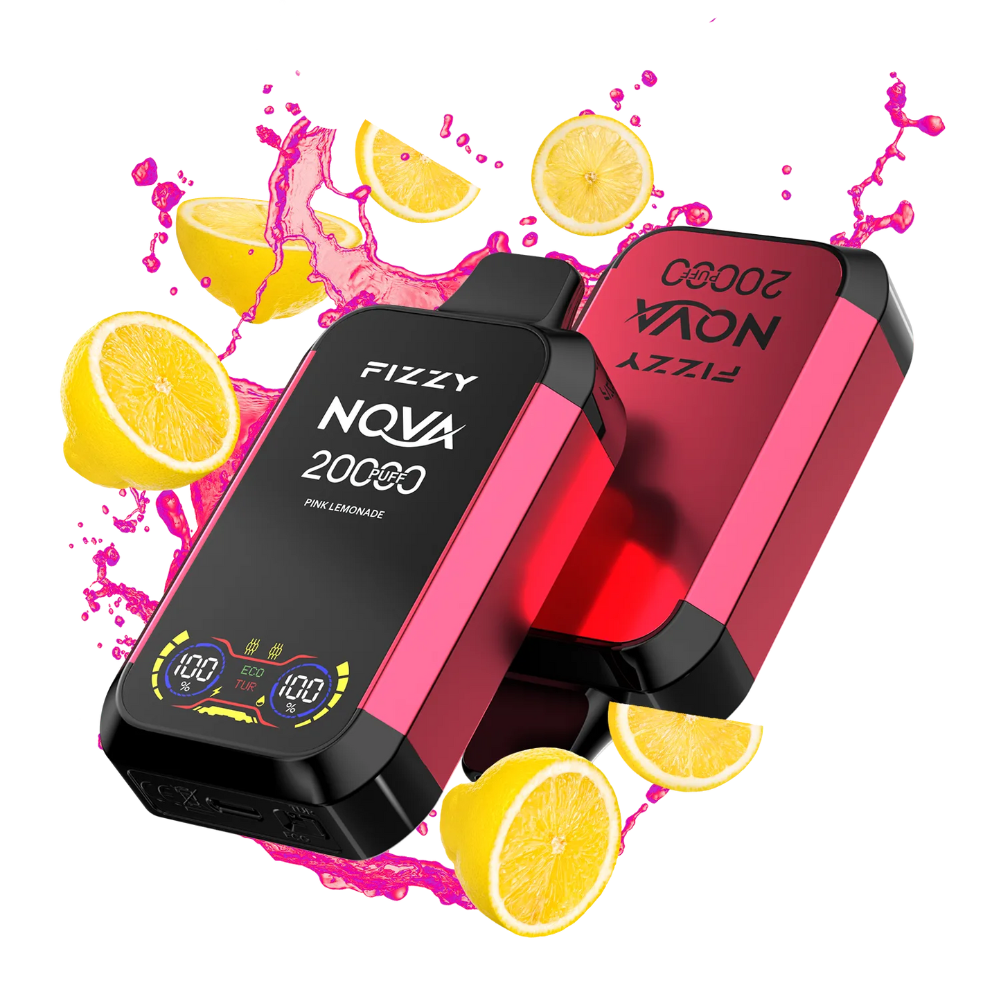 Fizzy Nova 20000 Puffs Disposable Vape 12 flavors PINK-LEMONADE_png