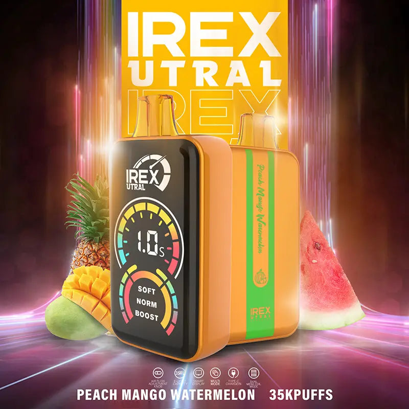 IREX URAL 35k puffs Disposable Vape 🧸 A variety of flavors Peach-Mango-Watermelon