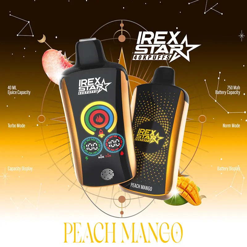 IREX star 40000 (40k ) Puffs Disposable Vape  Peach-Mano