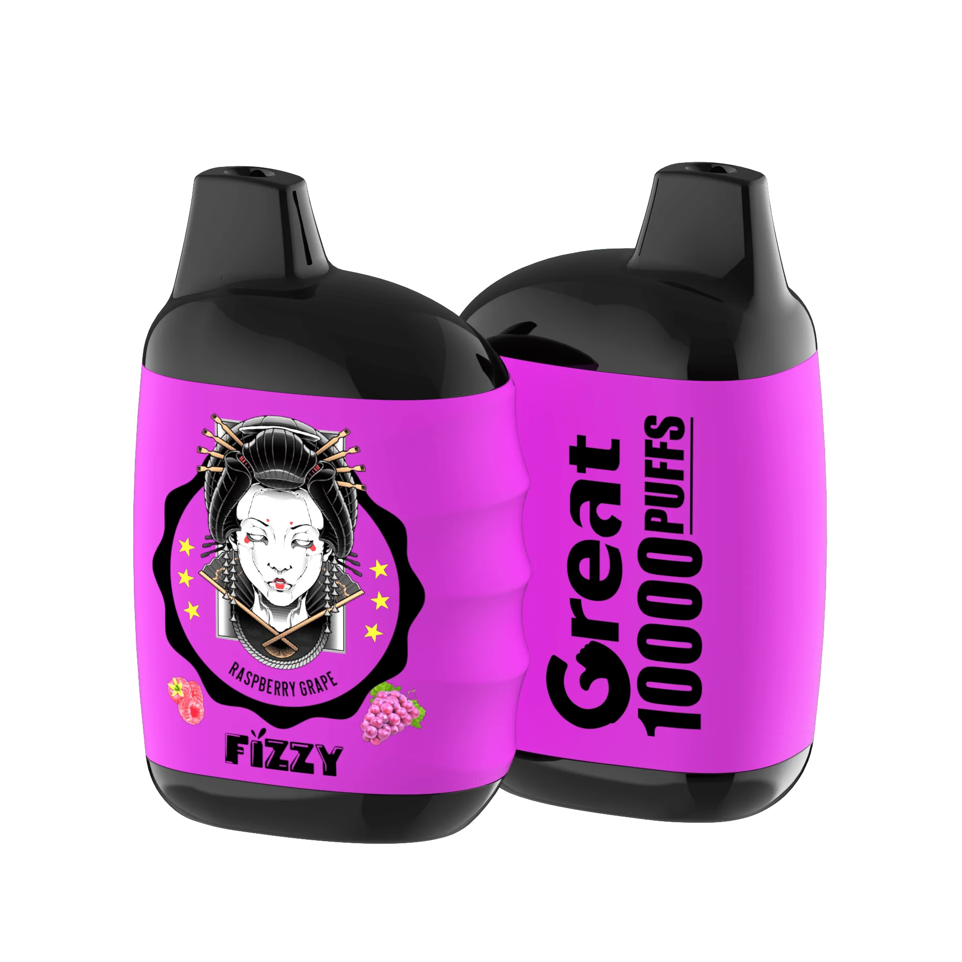 Fizzy GREAT 10000 Puffs Einweg-Vape 10 flavors  RASPBERRY-GRAPEpng