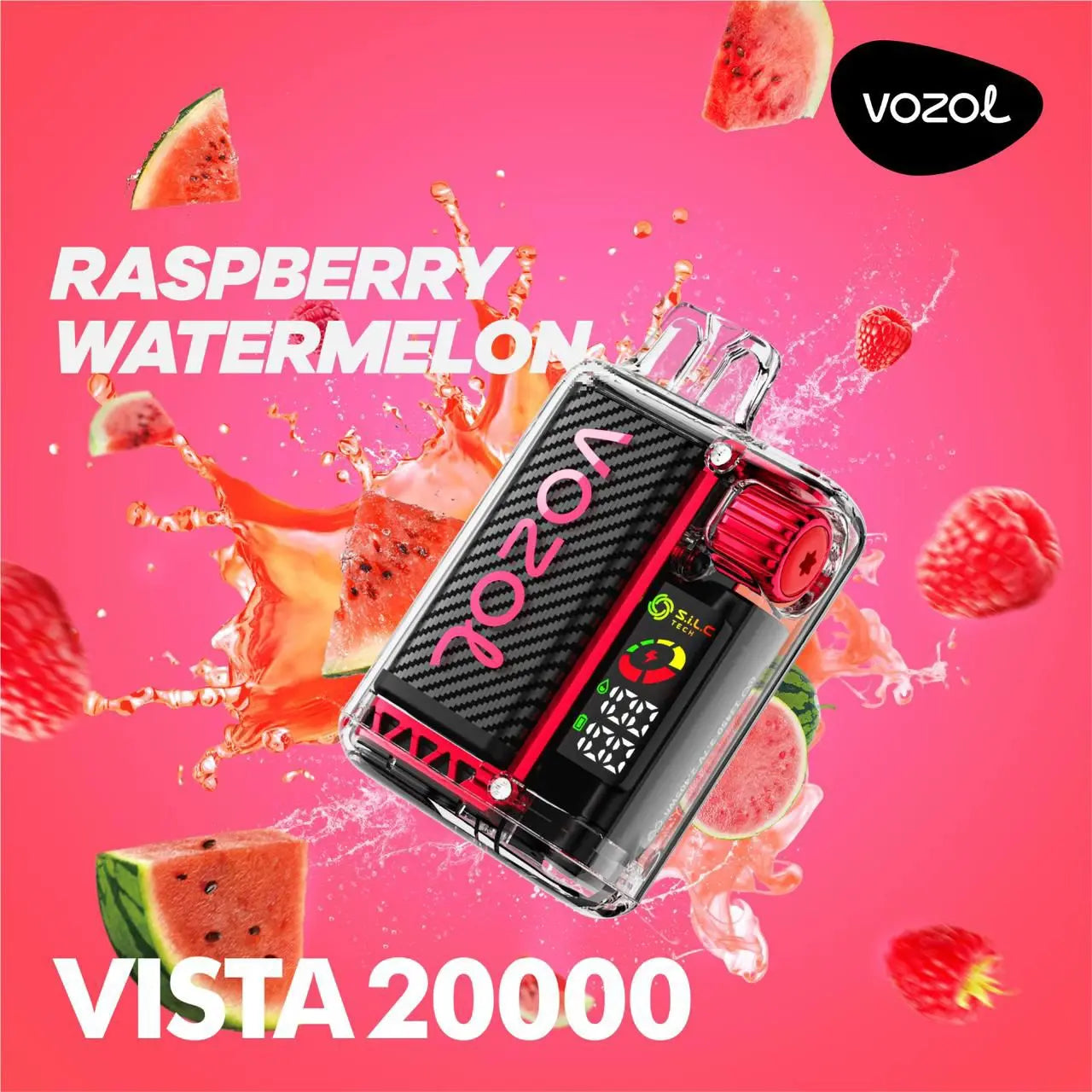 Vozol Vista 20000 2K Puffs Disposable Vape  RASPBERRY-WATERMELON-vozol-vista-20000