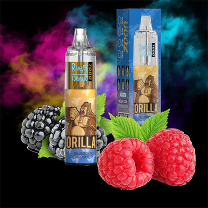 RandM Tornado 7000 Puffs Disposable Vape—Bluesour raspberry RandM Tornado Vapes