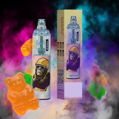 RandM Tornado 7000 Puffs Disposable Vape—GUMMY BEAR🧸 RandM Tornado Vapes