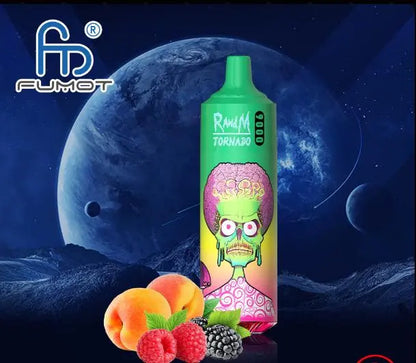 RandM Tornado 9000-Peach Berry RandM Vape