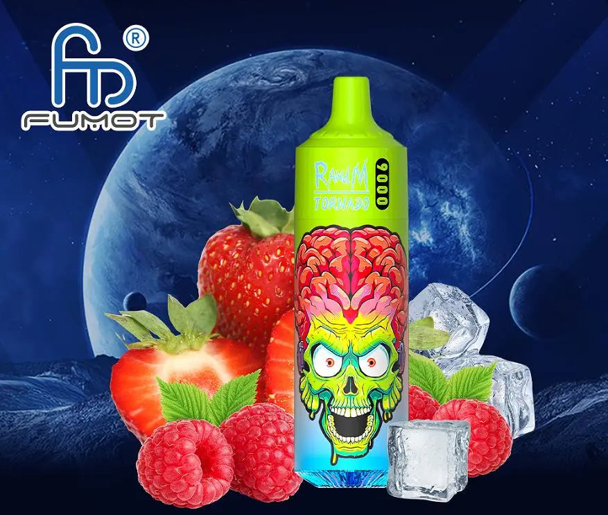 RandM Tornado 9000-Strawberry raspberry ice RandM Vape