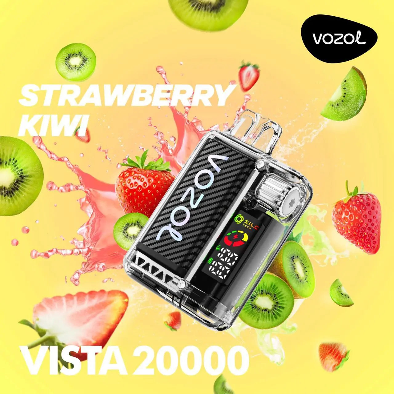 Vozol Vista 20000 2K Puffs Disposable Vape  STRAWBERRY-KIWI-vozol-vista-20000