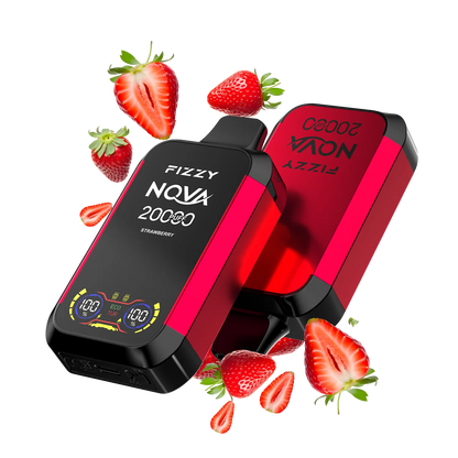 Fizzy Nova 20000 Puffs Disposable Vape 12 flavors STRAWBERRY_png