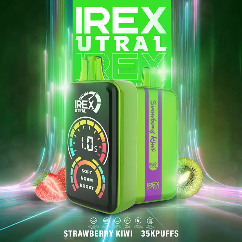 IREX URAL 35k puffs Disposable Vape 🧸 A variety of flavors  Strawberry-Kiwi