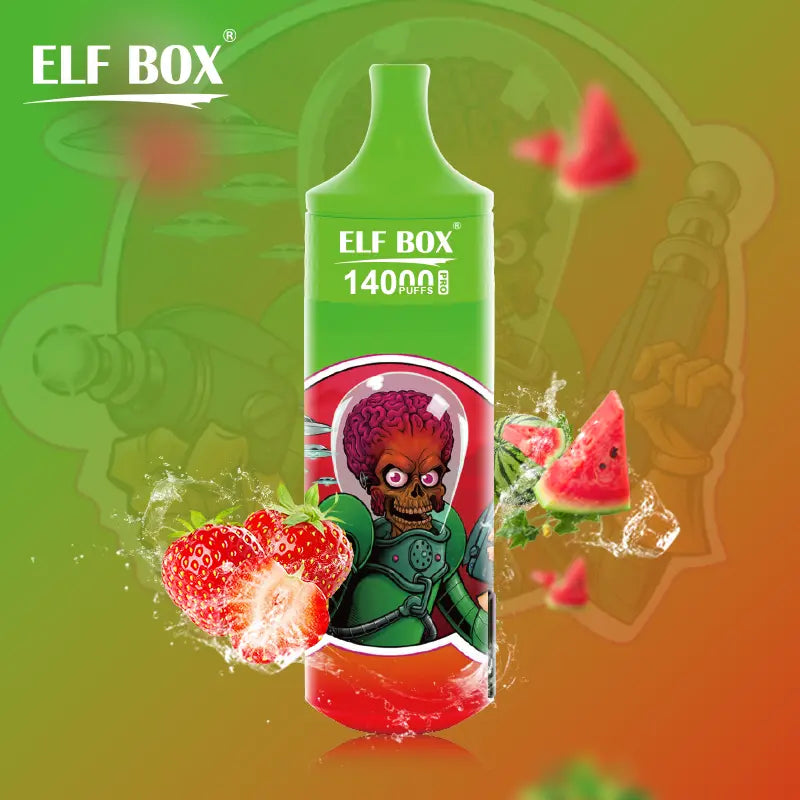 ELF BOX  RGB14000 pro Puffs Disposable Vape  Strawberry-Watermelon-5