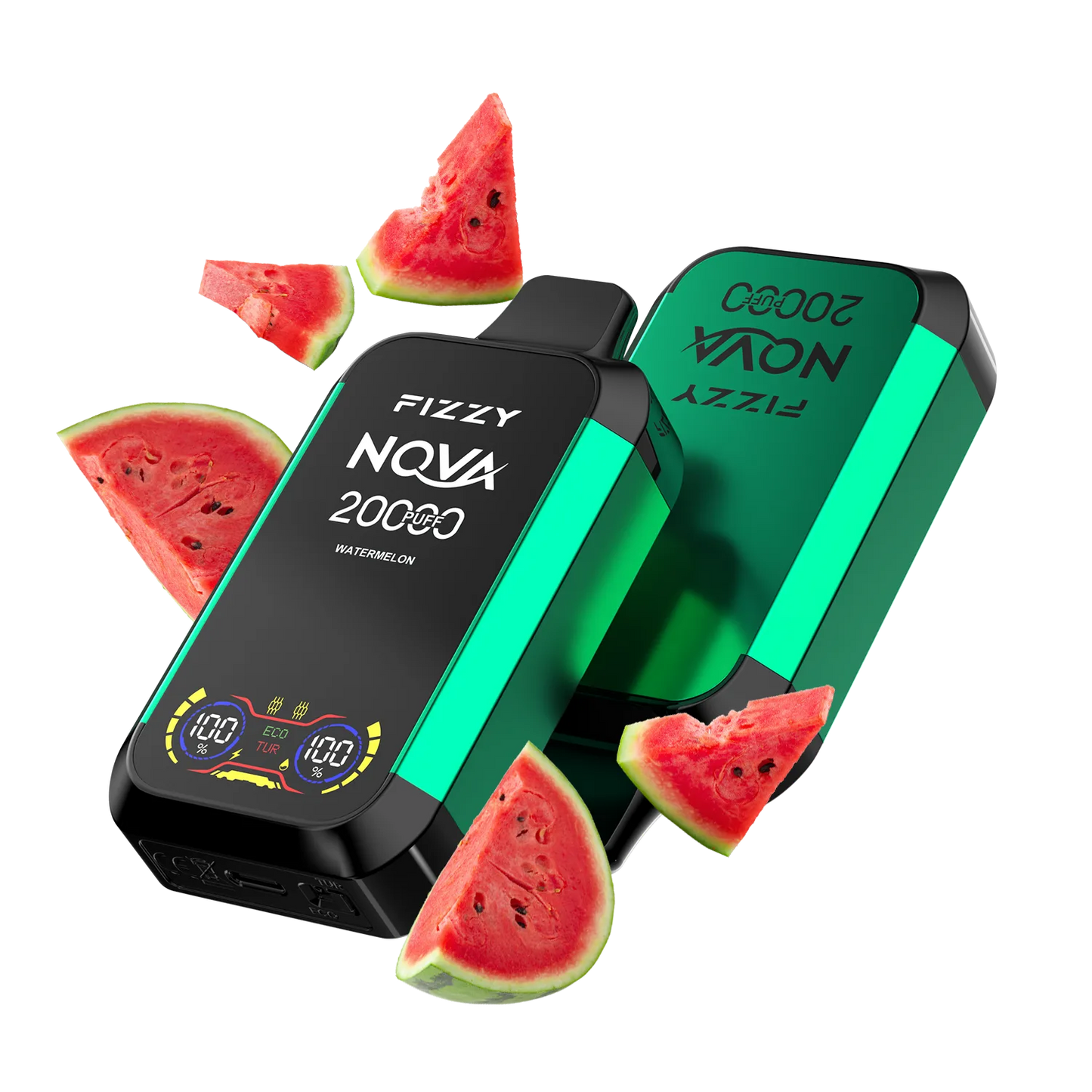 Fizzy Nova 20000 Puffs Disposable Vape 12 flavors  WATERMELON_png