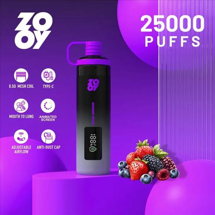 ZOOY VAPE SHISHA 25000 Puffs zooy vape eu warehouse25k Disposable Vape  ZOOY-VAPE-SHISHA-25000-Puffs