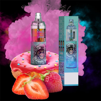 RandM Tornado 7000 Puffs Disposable Vape—STRAWBERRY DONUT🍓🍩