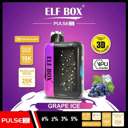 ELF BOX PULSE X 25000 Puffs 25K  Disposable Vape  elf-box-pulse-x-25002