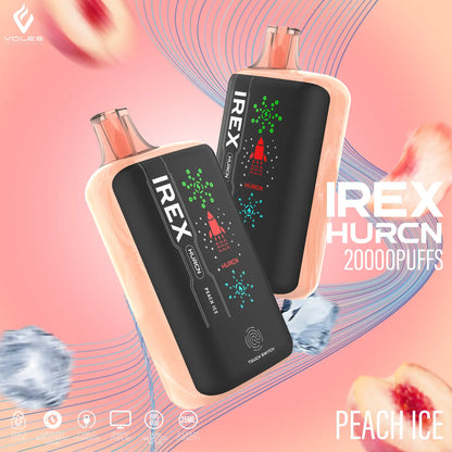 IREX Hurcn Box 20000 puffs Disposable Vape   peach-ice