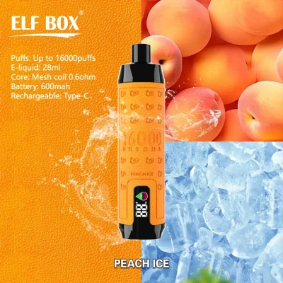 ELF BOX VAPE SHISHA 16000 Puffs 16k Disposable Vape 12 flavors