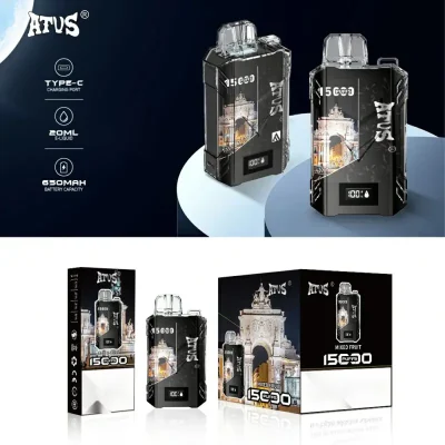 ATVS VAPE 15K PUFF 15000 Puffs Disposable Vape