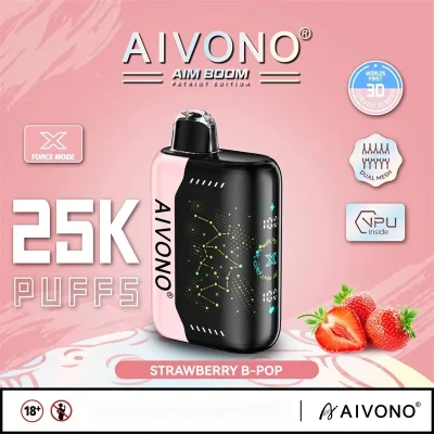 AIVONO AIM BOOM vape 25000 Puffs 25k puff Disposable Vape