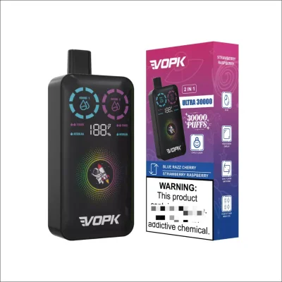 VOPK ULTRA VAPE 30K 30000 Puffs Double Vape Mesh digital screen