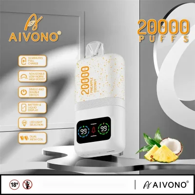 AIVONO VAPE 20k puff 20000 Puffs Disposable Vape Dual Mesh