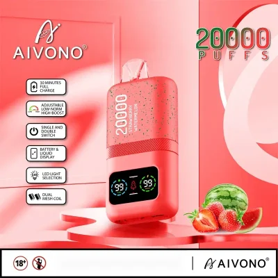 AIVONO VAPE 20k puff 20000 Puffs Disposable Vape Dual Mesh