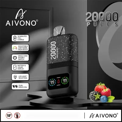 AIVONO VAPE 20k puff 20000 Puffs Disposable Vape Dual Mesh