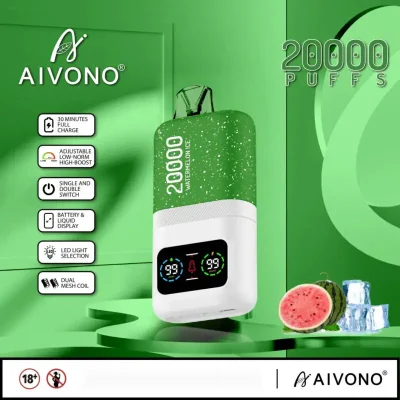 AIVONO VAPE 20k puff 20000 Puffs Disposable Vape Dual Mesh