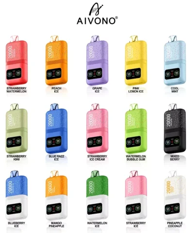 AIVONO VAPE 20k puff 20000 Puffs Disposable Vape Dual Mesh