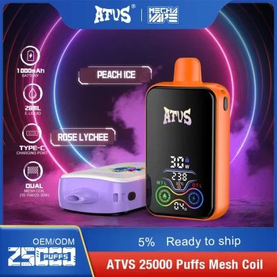 ATVS VAPE 25K puff 25000 Puffs Disposable Vapes