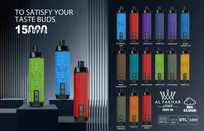 Al Fakhar VAPE Crown Bar 15000 Puffs 15K PUFF Disposable Vape