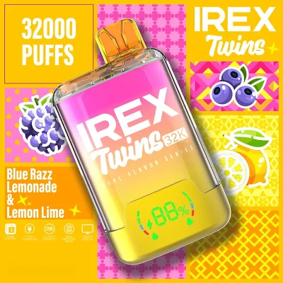 IREX Twins VAPE 32k puffs 32000 puff Disposable Vape