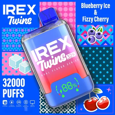 IREX Twins VAPE 32k puffs 32000 puff Disposable Vape