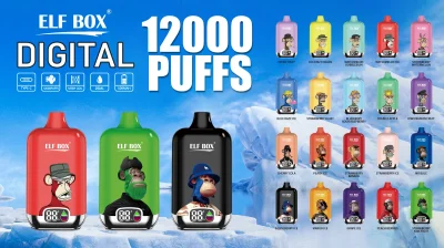 ELF BOX VAPE Digital 12000 Puffs 12K Disposable Vape Product Introduction