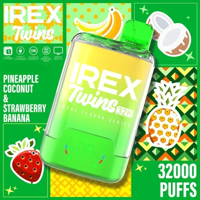 IREX Twins VAPE 32k puffs 32000 puff Disposable Vape