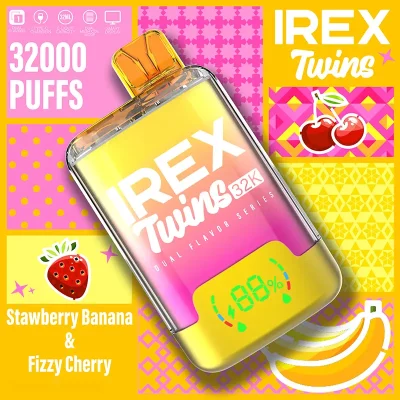 IREX Twins VAPE 32k puffs 32000 puff Disposable Vape