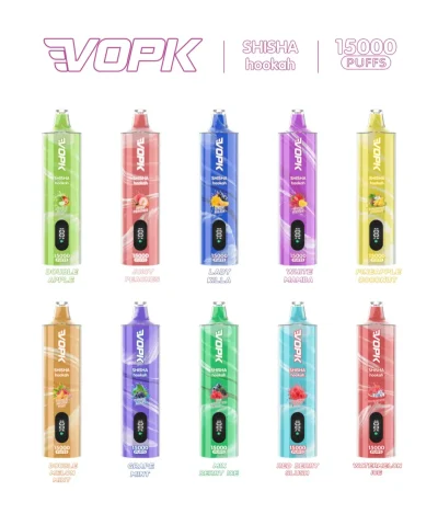 VOPK VAPE Shisha Hookah 15K 15000 PUFFS Disposable Vapes