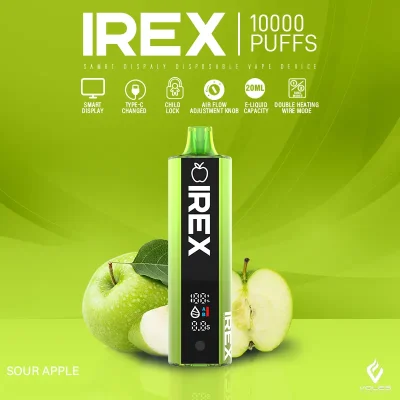 IREX box vape 10000 PUFFS Disposable Vape 12 flavors to choose from