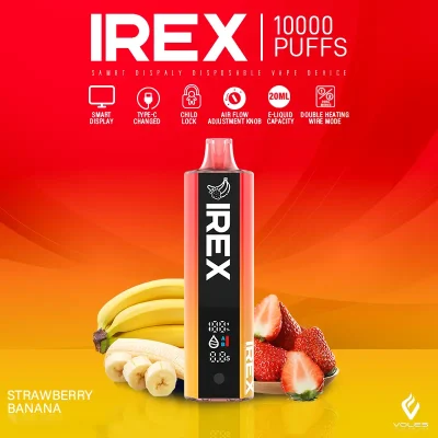 IREX box vape 10000 PUFFS Disposable Vape 12 flavors to choose from